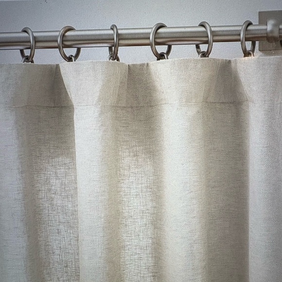 Pottery Barn Belgian Flax Linen Curtain - 50"w x 96"h - Picture 5 of 6